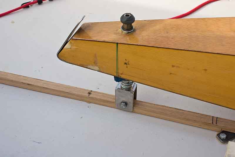 IMG_8545_800w.jpg - The steering chock runs onm a wood track fixed to the center of the floor.